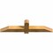 Ekena Millwork Eugene Rough Sawn Timber Gable Bracket, Western Red Cedar, 48"W x 12"H x 4"D x 4"F, 6/12 Pitch GBW048X12X0404EUG00RWR - alternate 4